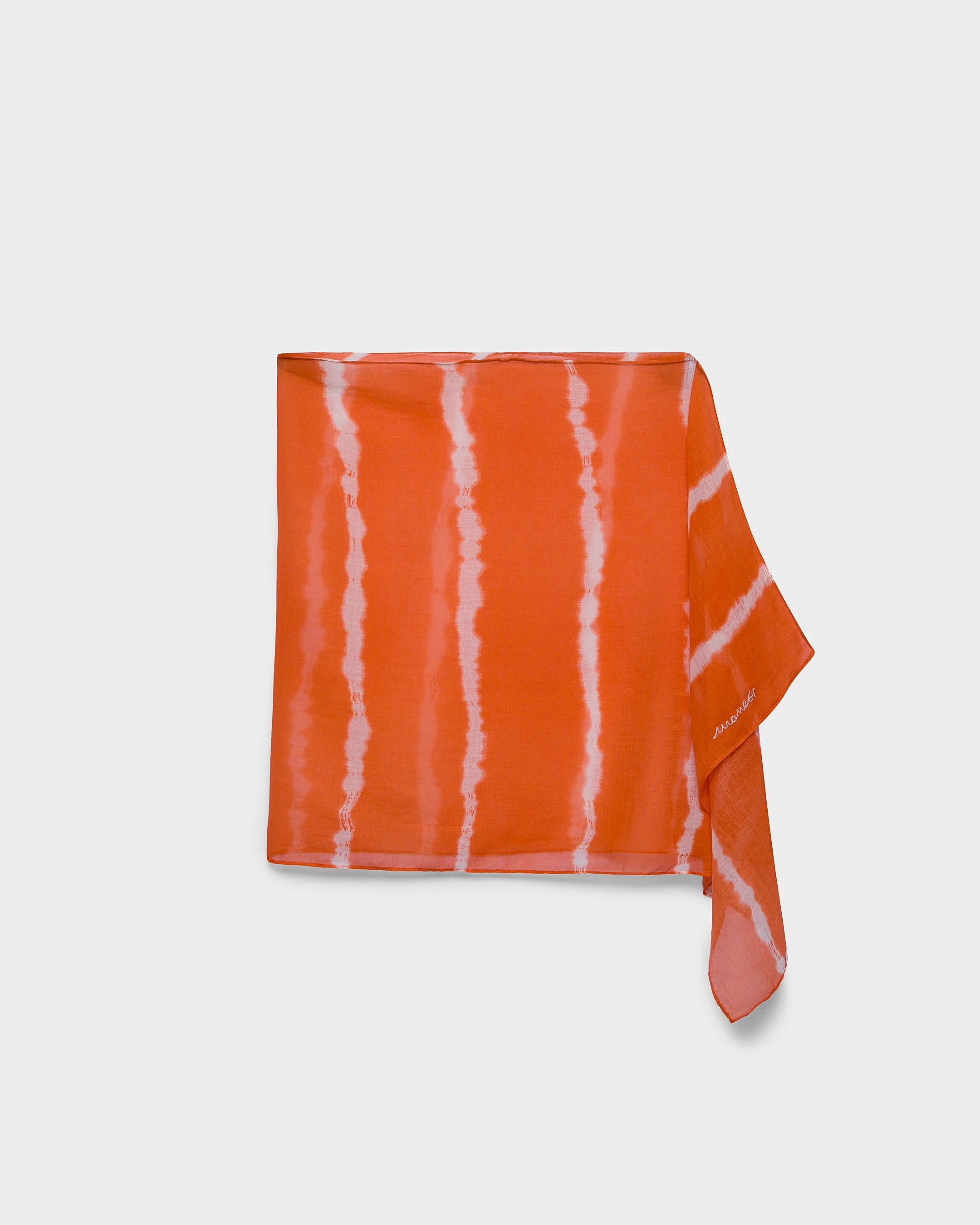 Cotton Shibori Arielle Sarong - C97CG - Coral - Image 7