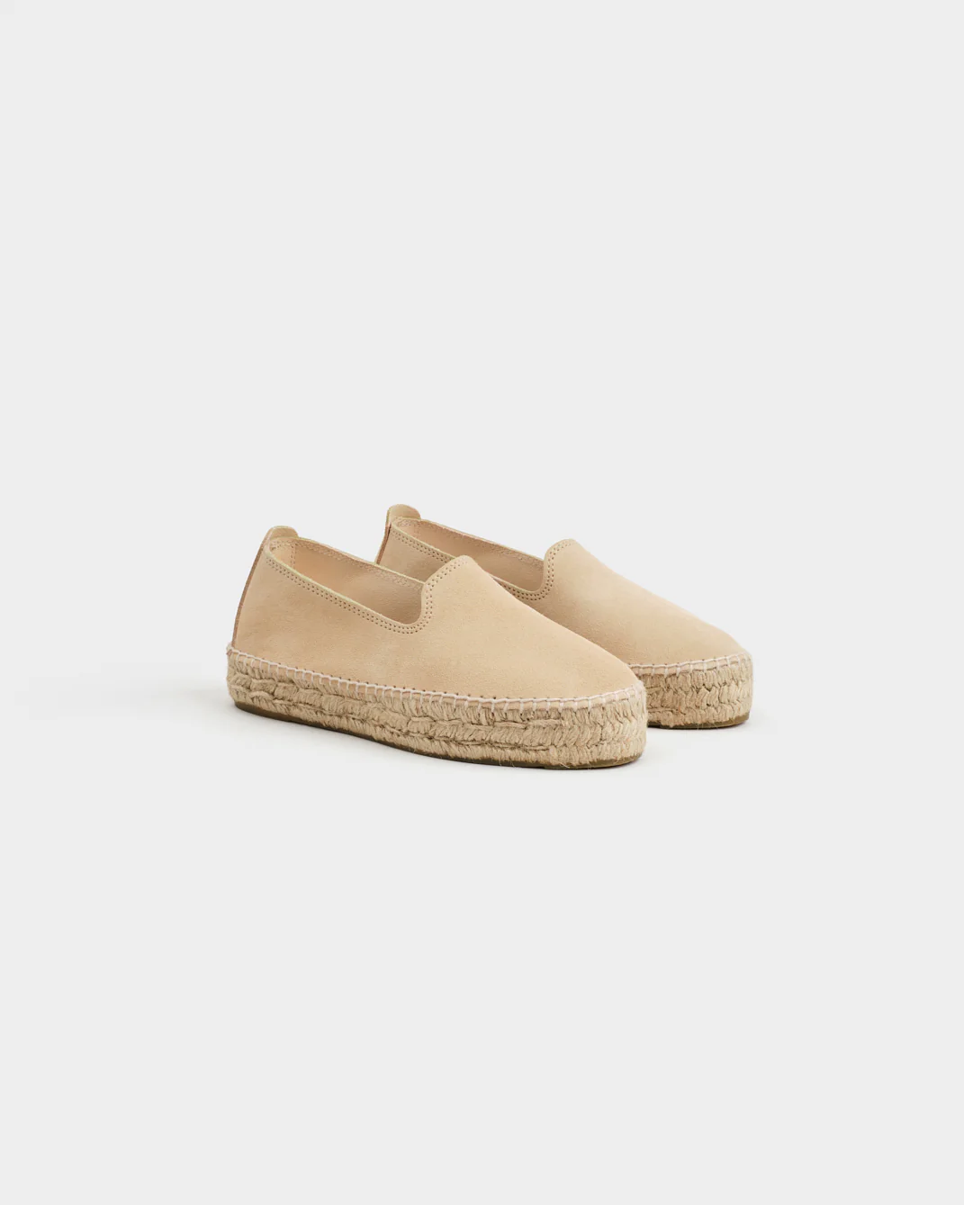 Suede Double Sole Espadrilles - K11D0 - Hamptons Champagne Beige - Image 3