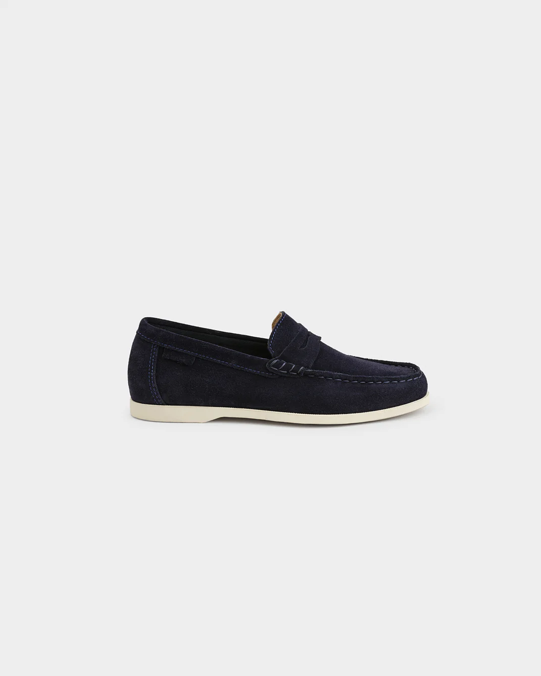Suede Penny Loafers - K15KD - Hamptons - Patriot Blue