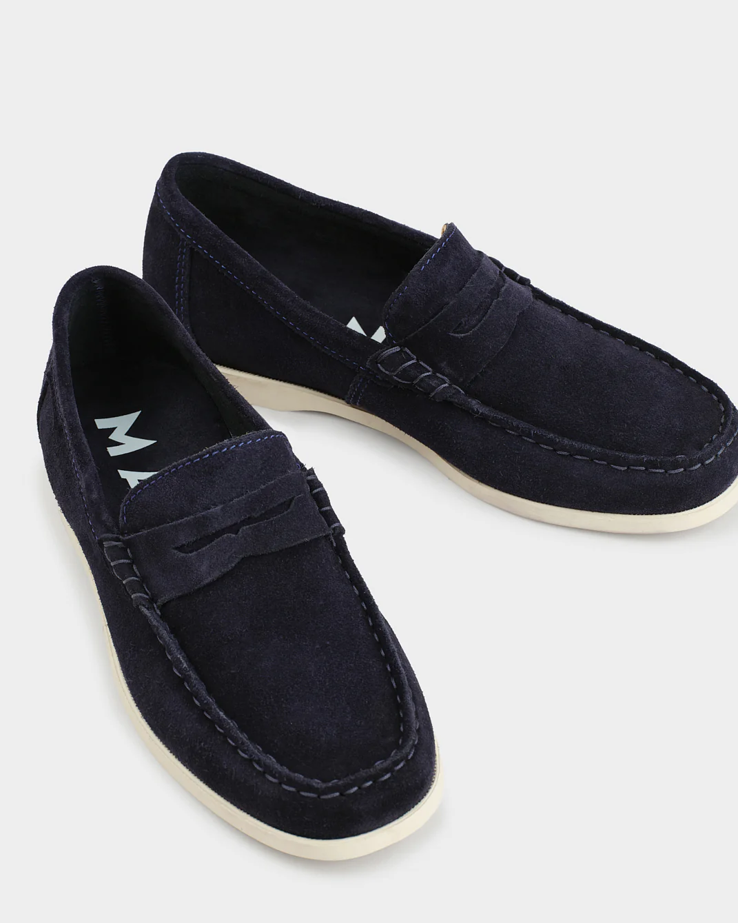 Suede Penny Loafers - K15KD - Hamptons - Patriot Blue - Image 4