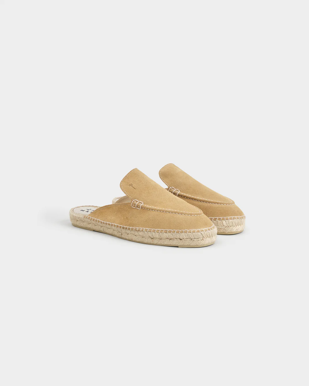 Suede Traveler Loafers Mules - M28MT - Hamptons Washed Beige - Image 3